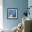 Big Eyed Girl Ocean Blue-Wyanne-Framed Giclee Print displayed on a wall