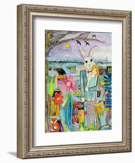 Big Eyed Girl Promised Land-Wyanne-Framed Giclee Print