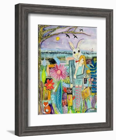 Big Eyed Girl Promised Land-Wyanne-Framed Giclee Print