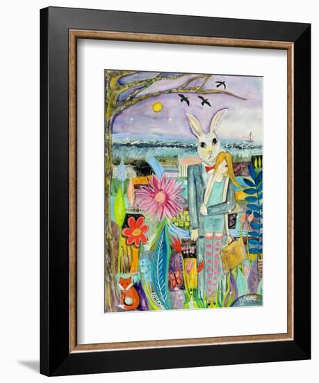 Big Eyed Girl Promised Land-Wyanne-Framed Giclee Print