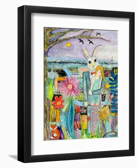 Big Eyed Girl Promised Land-Wyanne-Framed Giclee Print