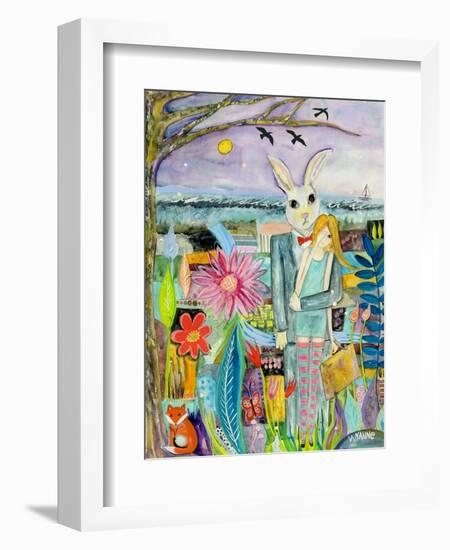 Big Eyed Girl Promised Land-Wyanne-Framed Giclee Print