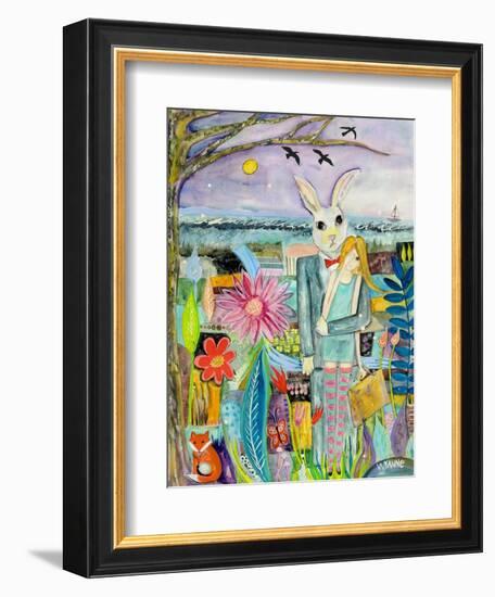 Big Eyed Girl Promised Land-Wyanne-Framed Giclee Print