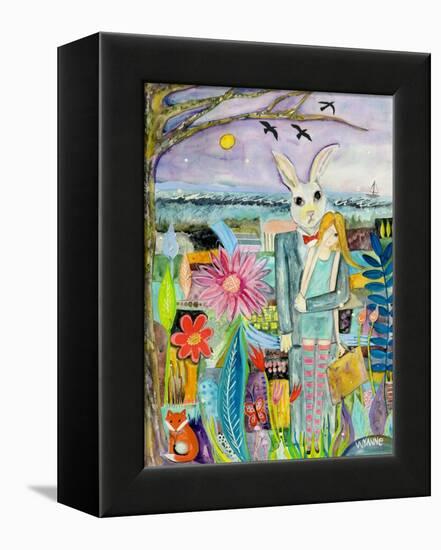 Big Eyed Girl Promised Land-Wyanne-Framed Premier Image Canvas