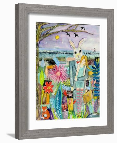 Big Eyed Girl Promised Land-Wyanne-Framed Giclee Print