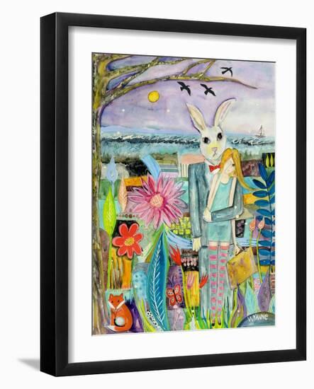 Big Eyed Girl Promised Land-Wyanne-Framed Giclee Print