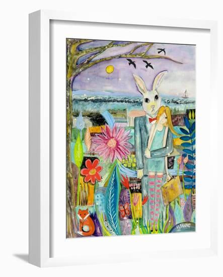 Big Eyed Girl Promised Land-Wyanne-Framed Giclee Print