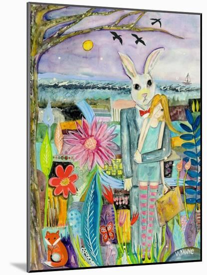 Big Eyed Girl Promised Land-Wyanne-Mounted Giclee Print