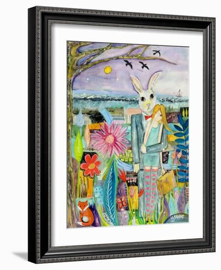 Big Eyed Girl Promised Land-Wyanne-Framed Giclee Print