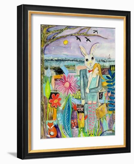 Big Eyed Girl Promised Land-Wyanne-Framed Giclee Print