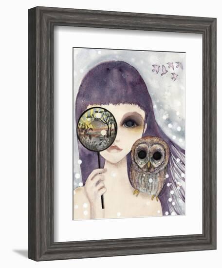 Big Eyed Girl See-Wyanne-Framed Giclee Print