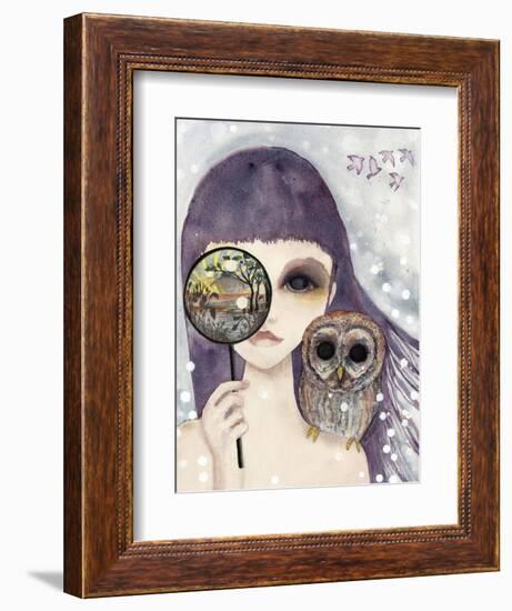 Big Eyed Girl See-Wyanne-Framed Giclee Print