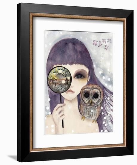 Big Eyed Girl See-Wyanne-Framed Giclee Print