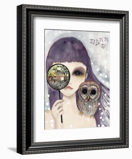 Big Eyed Girl See-Wyanne-Framed Giclee Print