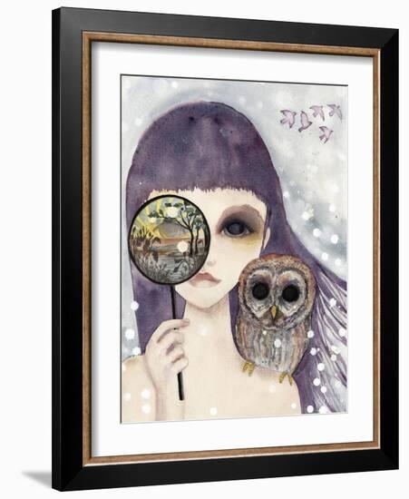 Big Eyed Girl See-Wyanne-Framed Giclee Print