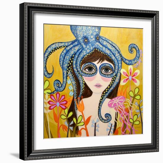 Big Eyed Girl She Can See Clearly Now-Wyanne-Framed Premium Giclee Print