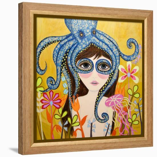 Big Eyed Girl She Can See Clearly Now-Wyanne-Framed Premier Image Canvas