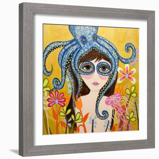 Big Eyed Girl She Can See Clearly Now-Wyanne-Framed Giclee Print