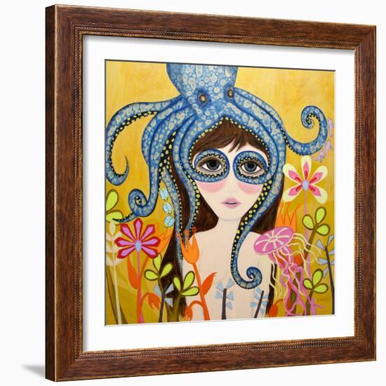 Big Eyed Girl She Can See Clearly Now-Wyanne-Framed Giclee Print