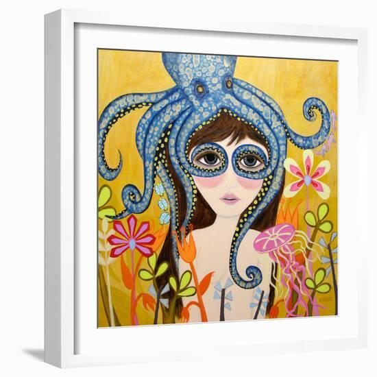 Big Eyed Girl She Can See Clearly Now-Wyanne-Framed Giclee Print