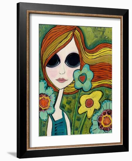 Big Eyed Girl Shine-Wyanne-Framed Giclee Print