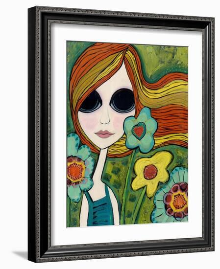 Big Eyed Girl Shine-Wyanne-Framed Giclee Print