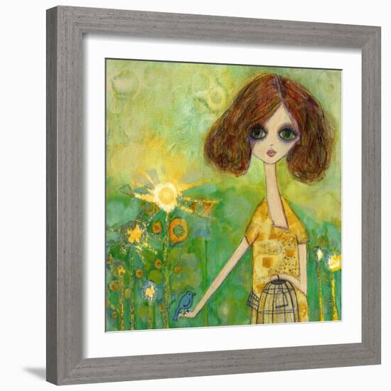 Big Eyed Girl Should You Stay or Should You Go-Wyanne-Framed Giclee Print