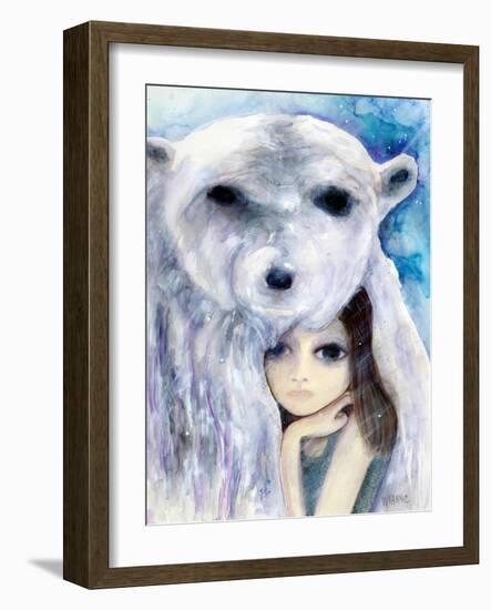 Big Eyed Girl Solitude-Wyanne-Framed Giclee Print