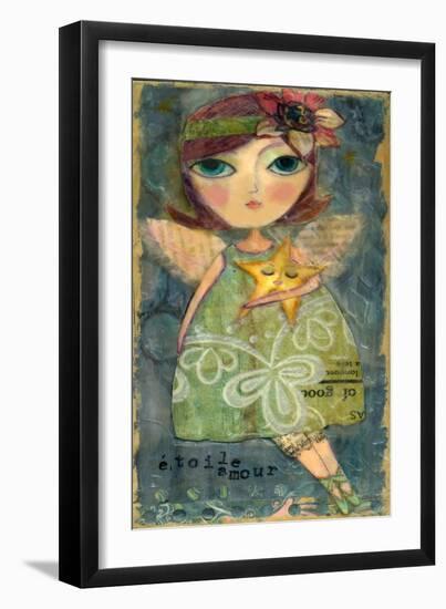 Big Eyed Girl Star Lover Fairy-Wyanne-Framed Giclee Print