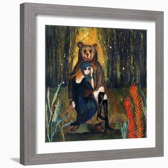 Big Eyed Girl the Wanderer-Wyanne-Framed Giclee Print