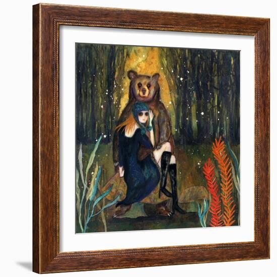 Big Eyed Girl the Wanderer-Wyanne-Framed Giclee Print