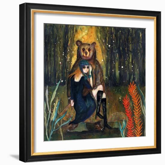 Big Eyed Girl the Wanderer-Wyanne-Framed Giclee Print