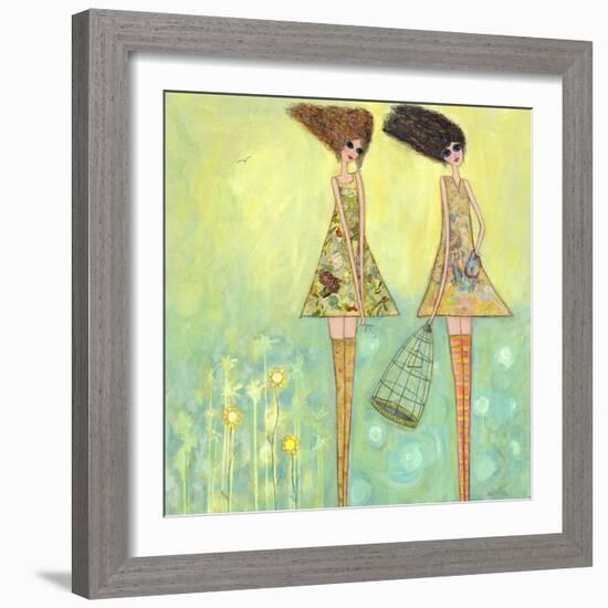 Big Eyed Girls for the Best-Wyanne-Framed Giclee Print