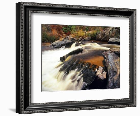 Big Falls, Eau Claire River, Wisconsin-Chuck Haney-Framed Photographic Print