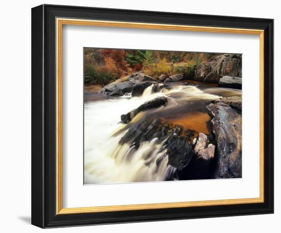 Big Falls, Eau Claire River, Wisconsin-Chuck Haney-Framed Photographic Print