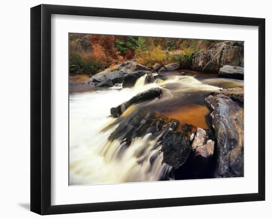 Big Falls, Eau Claire River, Wisconsin-Chuck Haney-Framed Photographic Print