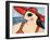 Big Fashion Diva at the Beach-Wyanne-Framed Giclee Print