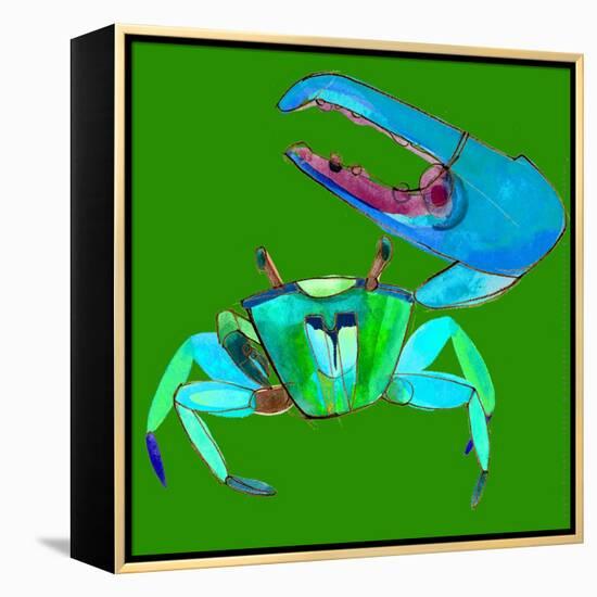 Big Fidler Crab-Robbin Rawlings-Framed Stretched Canvas