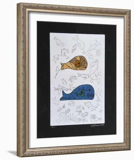 Big Fish Eat Little Fish - I-Martin Barooshian-Framed Collectable Print