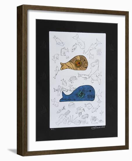 Big Fish Eat Little Fish - I-Martin Barooshian-Framed Collectable Print