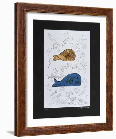 Big Fish Eat Little Fish - I-Martin Barooshian-Framed Collectable Print