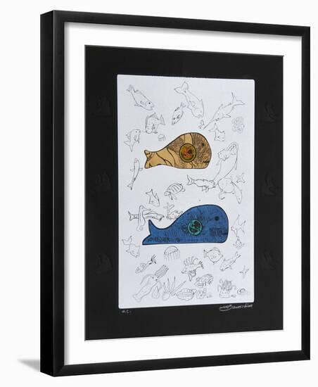 Big Fish Eat Little Fish - I-Martin Barooshian-Framed Collectable Print