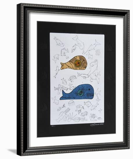 Big Fish Eat Little Fish - I-Martin Barooshian-Framed Collectable Print