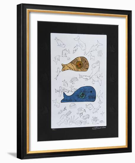 Big Fish Eat Little Fish - I-Martin Barooshian-Framed Collectable Print