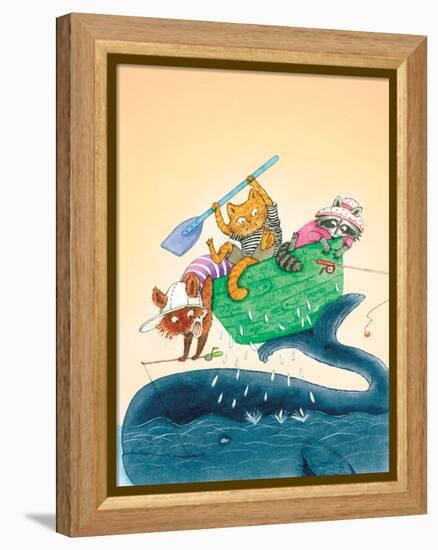 Big Fish - Playmate-Marsha Winborn-Framed Premier Image Canvas