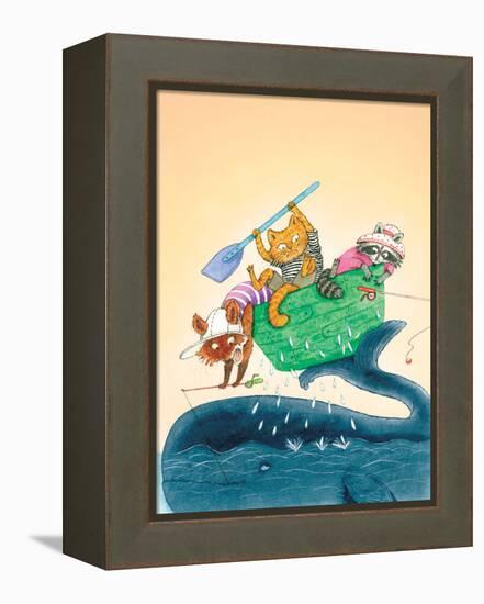 Big Fish - Playmate-Marsha Winborn-Framed Premier Image Canvas