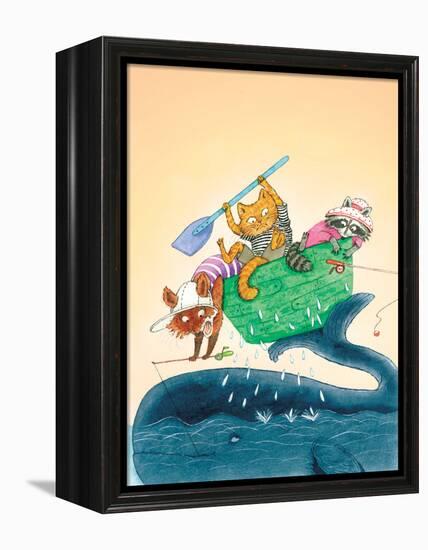 Big Fish - Playmate-Marsha Winborn-Framed Premier Image Canvas