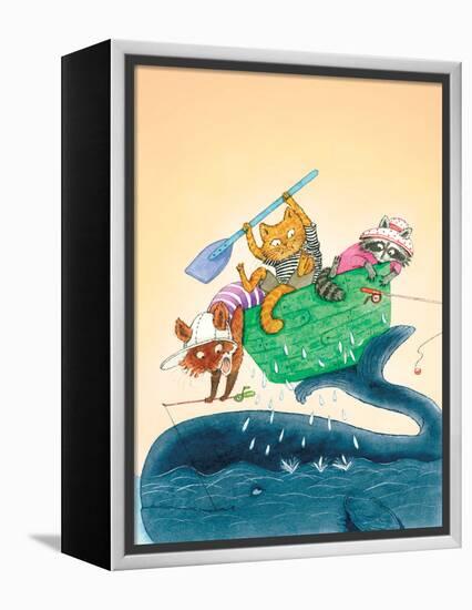 Big Fish - Playmate-Marsha Winborn-Framed Premier Image Canvas