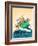 Big Fish - Playmate-Marsha Winborn-Framed Giclee Print