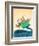 Big Fish - Playmate-Marsha Winborn-Framed Giclee Print